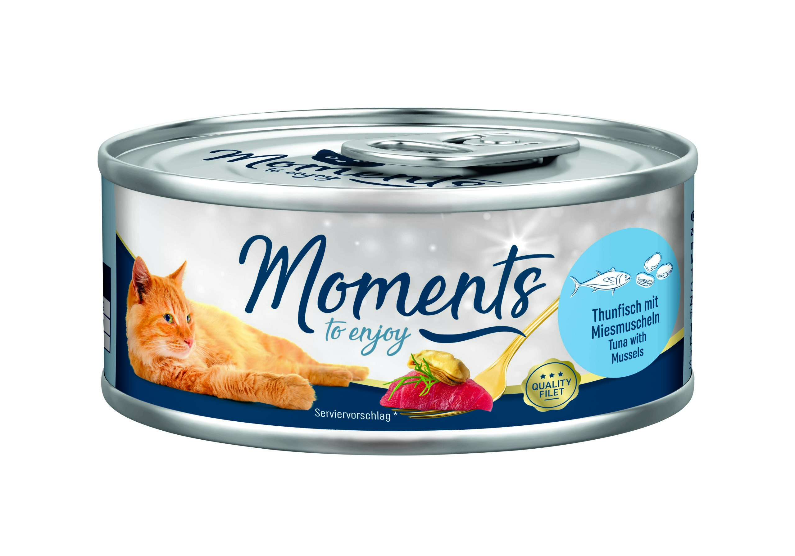 Moments macska konzerv tonhal&kék kagyló 12x70g