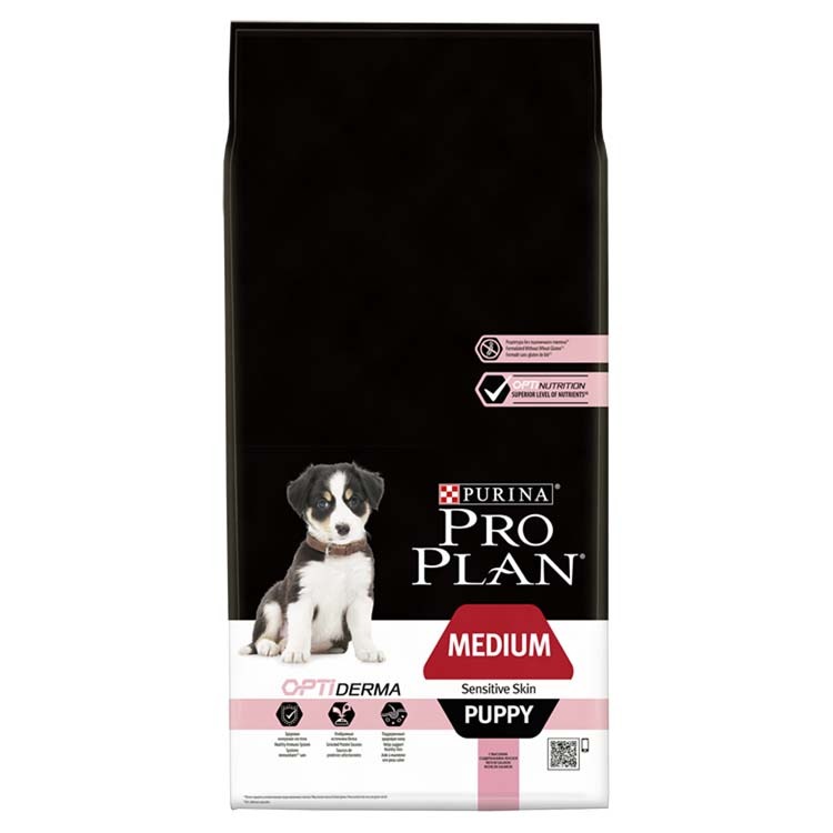 ProPlan Optiderma Medium puppy sensitive száraz kutyaeledel 12kg