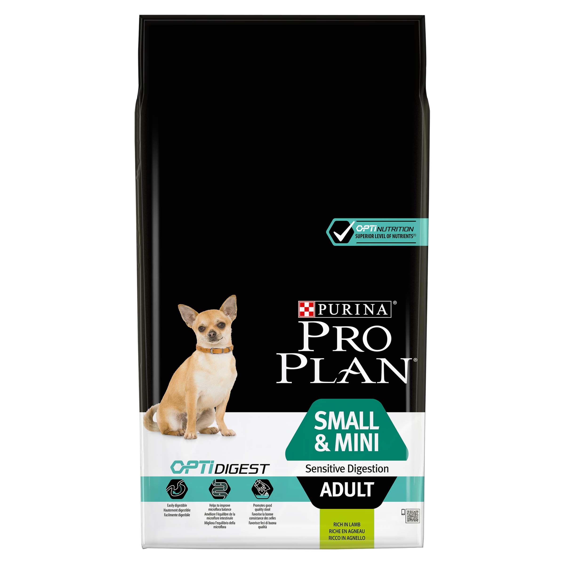ProPlan Optidigest Small&Mini adult száraz kutyaeledel bárány 7kg