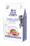 Brit Care Cat Grain-Free száraz macskaeledel steril urinary 400g