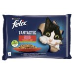 Felix Fantastic macska tasak MP hús&zöldség 4x85g