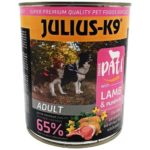 Julius – K9 kutya konzerv adult bárány&sütőtök 6x800g