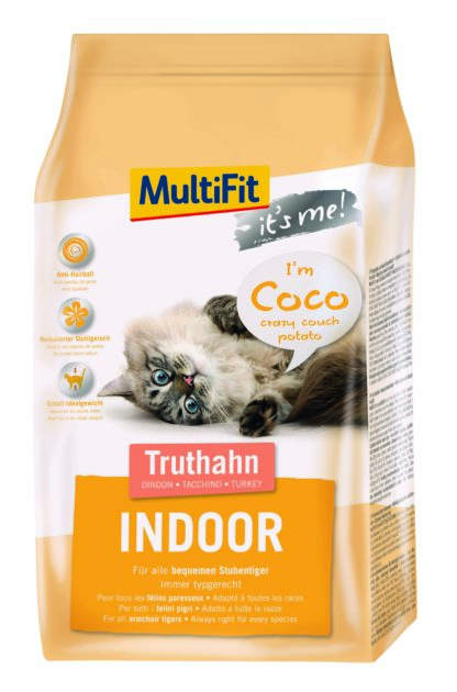 MultiFit It's me Indoor száraz macskaeledel adult pulyka 1,4kg