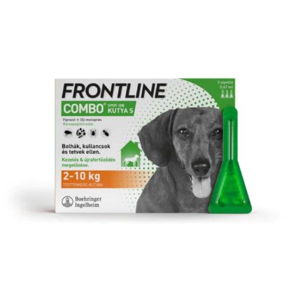 Frontline Combo spot-on kullancs, bolha és tetvek ellen kutyáknak S 2-10kg 3db