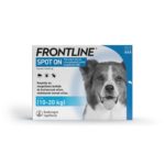 Frontline spot-on kullancs, bolha és tetvek ellen kutyáknak M 10-20kg 3db
