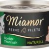 Miamor Feine Filets Naturelle macska konzerv bonito-tonhal 80g