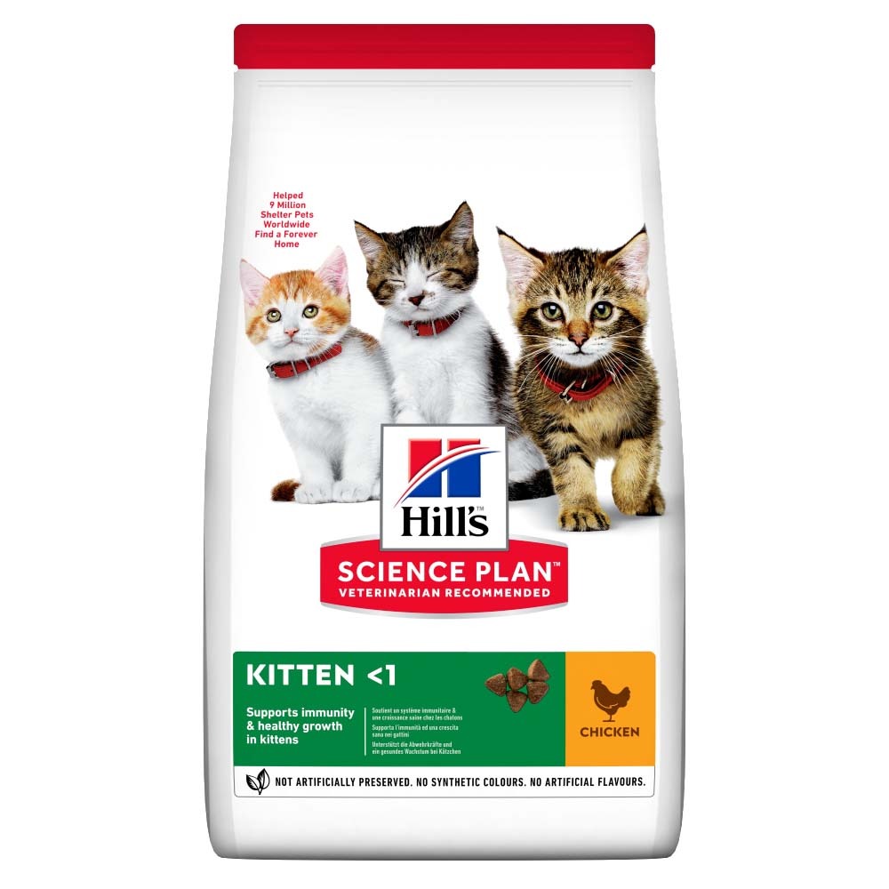 Hill's Science Plan Feline kitten száraz macskaeledel csirke 1,5kg