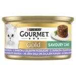 Gourmet Gold macska konzerv savoury bárány&zöldbab 24x85g