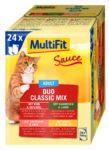 MultiFit SauceDuo macska tasak MP adult húsos 24x100g