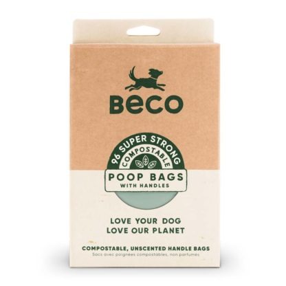 Beco komposztálható illatmentes füles ürülékzacskó 96db