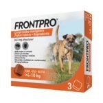 FRONTPRO® rágótabletta kutyáknak bolhák és kullancsok ellen (>4–10 kg) 3db