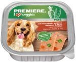 Premiere Veggie kutya tálka rizs&sárgarépa&zöldbab 11x150g