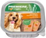Premiere Veggie kutya tálka rizs&sárgarépa&borsó 11x150g