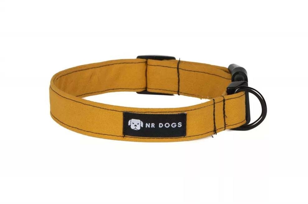 NRDOGS Okker kutya nyakörv sárga XS