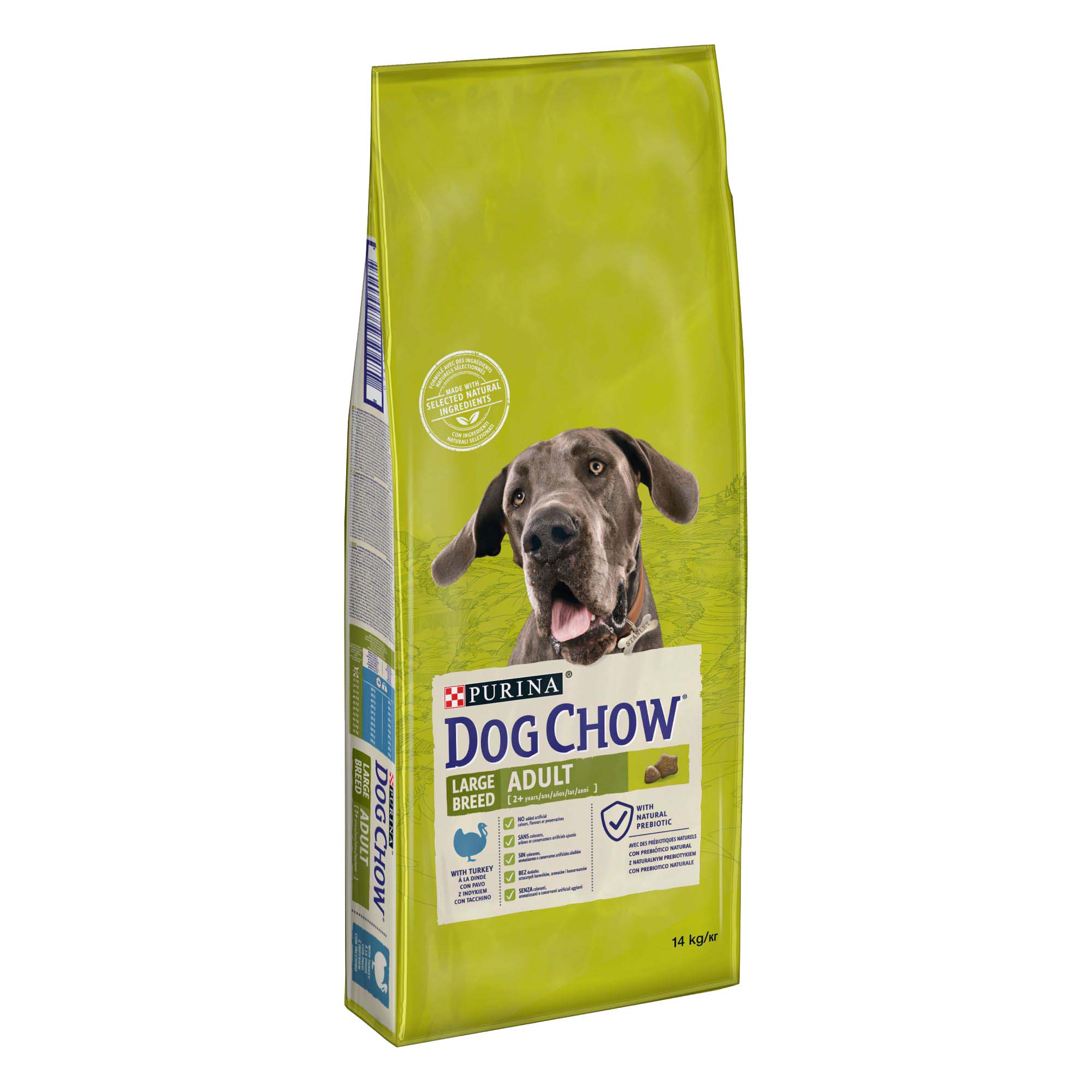 Dog Chow kutya szárazeledel adult LB pulyka 14kg
