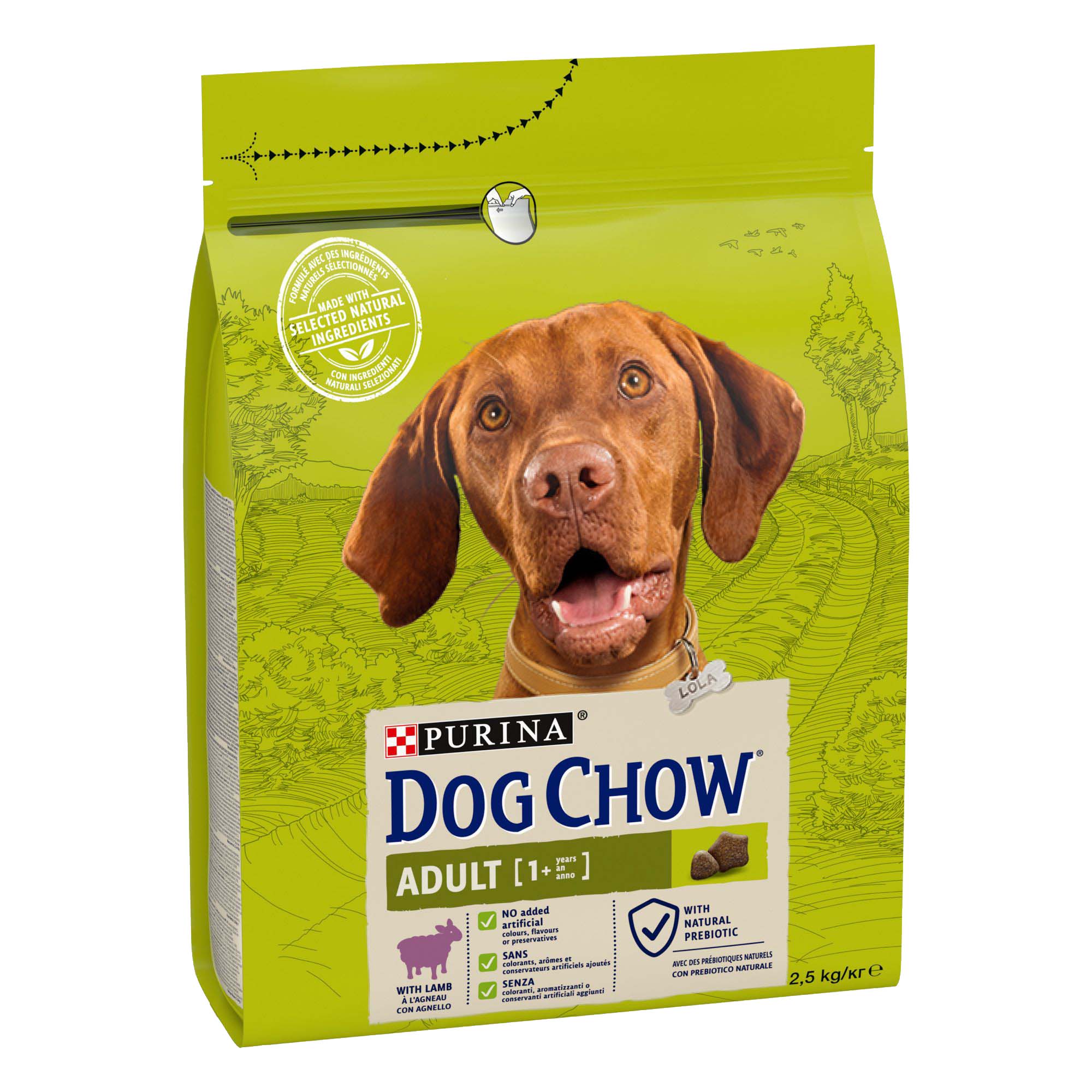Dog Chow kutya szárazeledel adult bárány 2,5kg