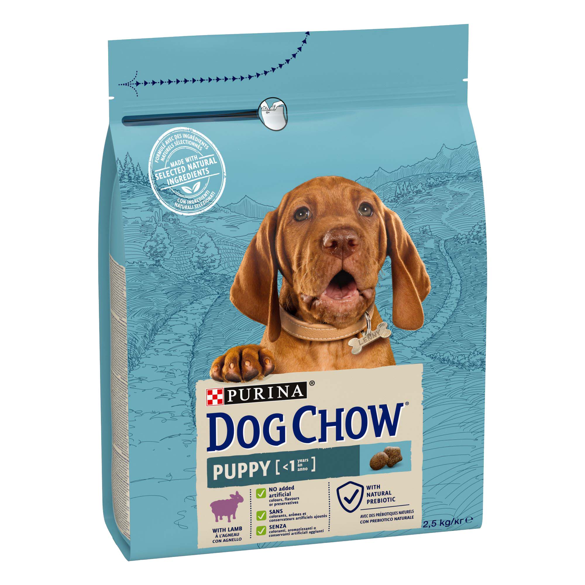 Dog Chow kutya szárazeledel puppy bárány 2,5kg